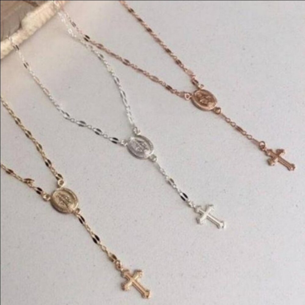 Rose Gold Crucifix